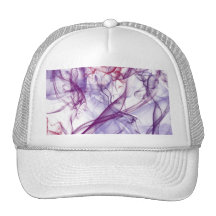 Silky Abstract Mesh Hat