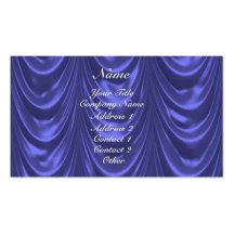 Silky Blue Business Card Templates