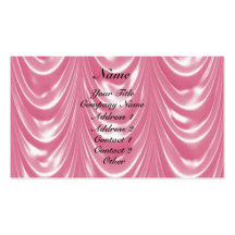 Silky Pink Business Card Templates