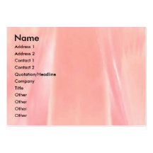 Silky Rose Petal Business Card Templates