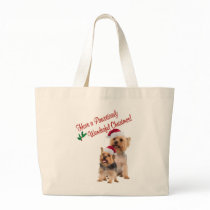 Silky Terrier Christmas Wishes Bags