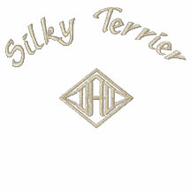 Silky Terrier Dad Gifts Embroidered Polo Shirt