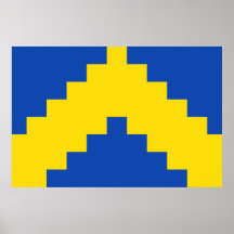 Sillamae, Estonia flag Posters
