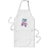 silly ballerina hippo apron