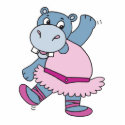 silly ballerina hippo photo sculptures