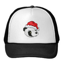 Silly Bear in a Christmas hat