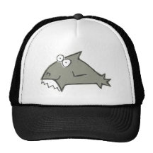 Silly Big Toothes Shark Trucker Hat