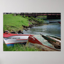 Silly Boys, Boats are for girls! Posters