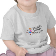 Silly Boys Hockey Is For Girls Tee Shirts