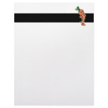 silly carrot character cartoon personalized letterhead