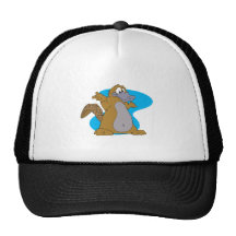 silly cartoon platypus mesh hats
