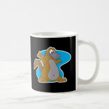 silly cartoon platypus mug