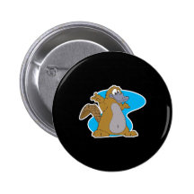 silly cartoon platypus pinback buttons