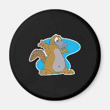 silly cartoon platypus refrigerator magnets