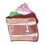 silly chocolate cake cartoon character photo cut outs