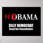 Silly Democrat, Read the Constitution Posters