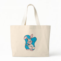 silly doctor bunny rabbit tote bags