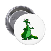 Silly Dragon Green Button