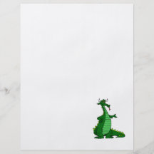 Silly Dragon Green Flyers