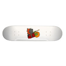 Silly Evil Witch & Cauldron Skateboard Decks