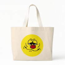 Silly Face: Happy Monday morning to you too Canvas Bag