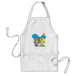 silly french fries and soft drink guys apron