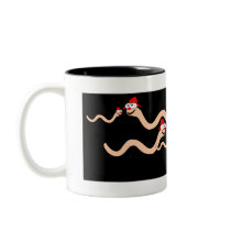 Silly Fun Worm Coffee Mugs
