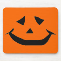 Silly, Funny Adorable Customizable Halloween Faces mousepads