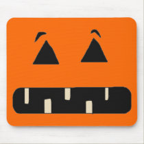 Silly, Funny Adorable Customizable Halloween Faces mousepads