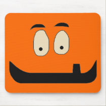 Silly, Funny Adorable Customizable Halloween Faces mousepads