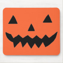 Silly, Funny Adorable Customizable Halloween Faces mousepads