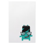 silly geek monster friend big glasses stationery