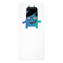 silly geek monster friend rack cards