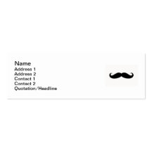 Silly Handlebar card Business Card Templates