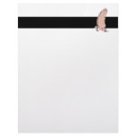 silly hot dog in bun cartoon character letterhead