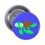 Silly little sea turtle buttons