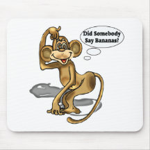 Silly Monkey Mousepads