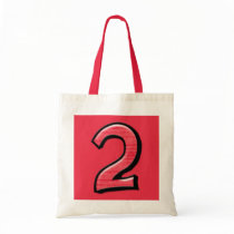 Silly Number 2 red Bag