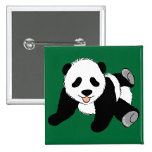 Silly Panda Pins