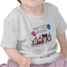 Silly Penguins 1st Birthday Tshirts and Gifts