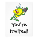 silly photographer frog cartoon invite