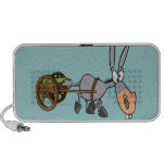 silly plodding donkey mule cartoon travel speakers