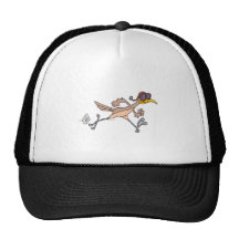 silly roadrunner bird cartoon hats