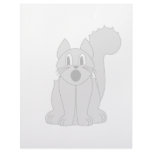 Silly Scared Grey Cat letterhead