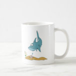 silly shark and clam mugs