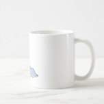 silly sluggy blue monster coffee mug