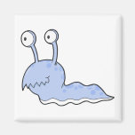 silly sluggy blue monster fridge magnets
