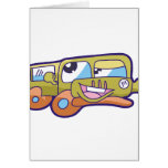Silly Smiling Car Greeting Cards
