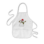 Silly Snowman Apron