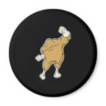 silly superhero super chicken food character fridge magnets